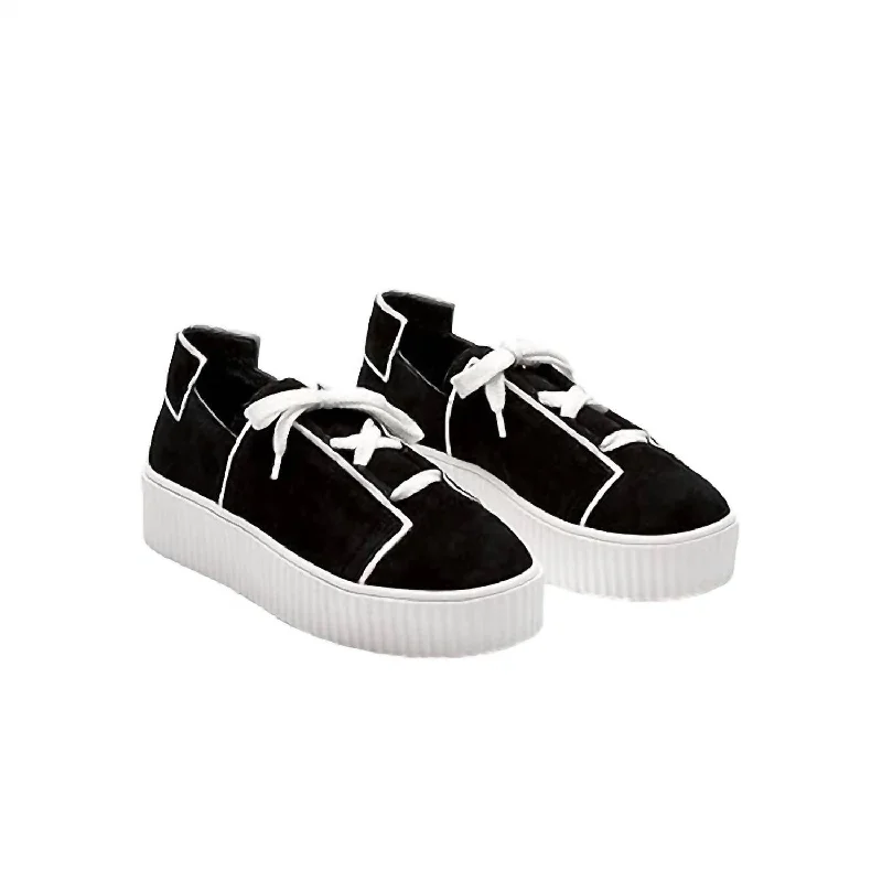 Women's Lia Shoes In Black Casual Loafer Style          