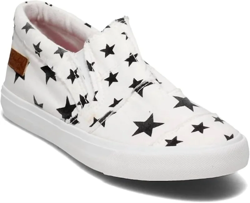 Women's Maddox Sneakers In Off White Galaxy Loose - Fit Slipper Style  