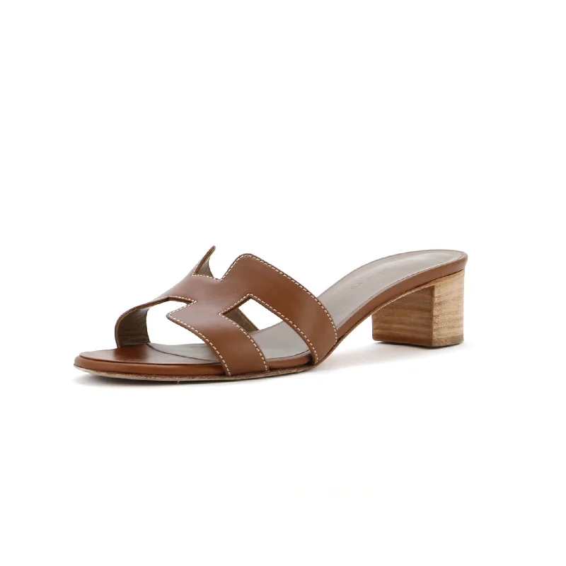 Women's Oasis Sandals Leather Moccasin Soft - Sole Style  
