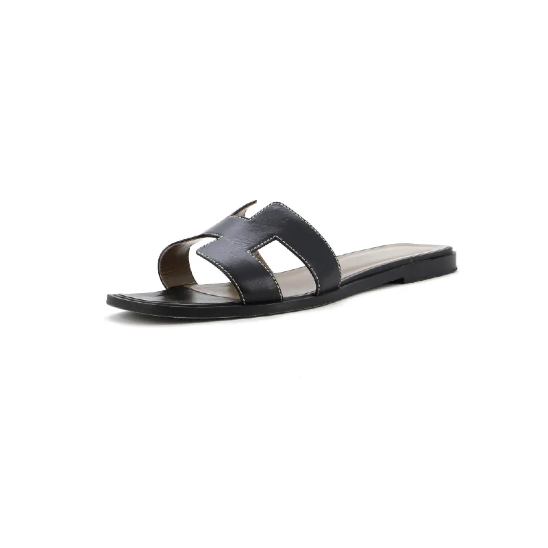 Women's Oran Sandals Leather Single - Buckle Monk Look  