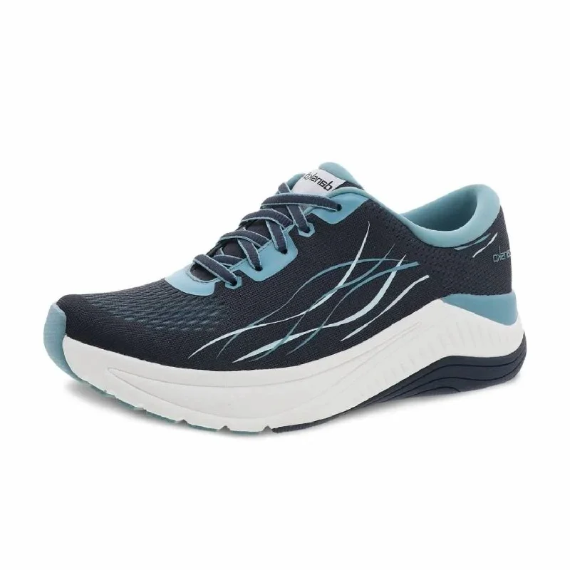Women's Pace Mesh Sneaker In Navy Ankle - High Military Boot Style  