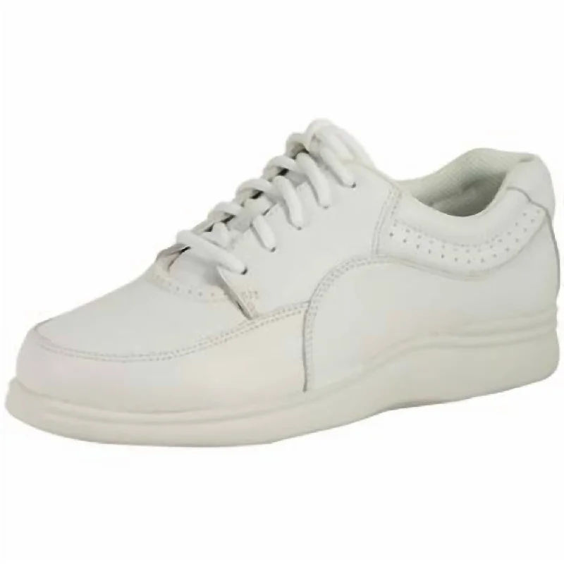 Women's Powerwalker Sneaker In White Slide Sandal Beach Style  