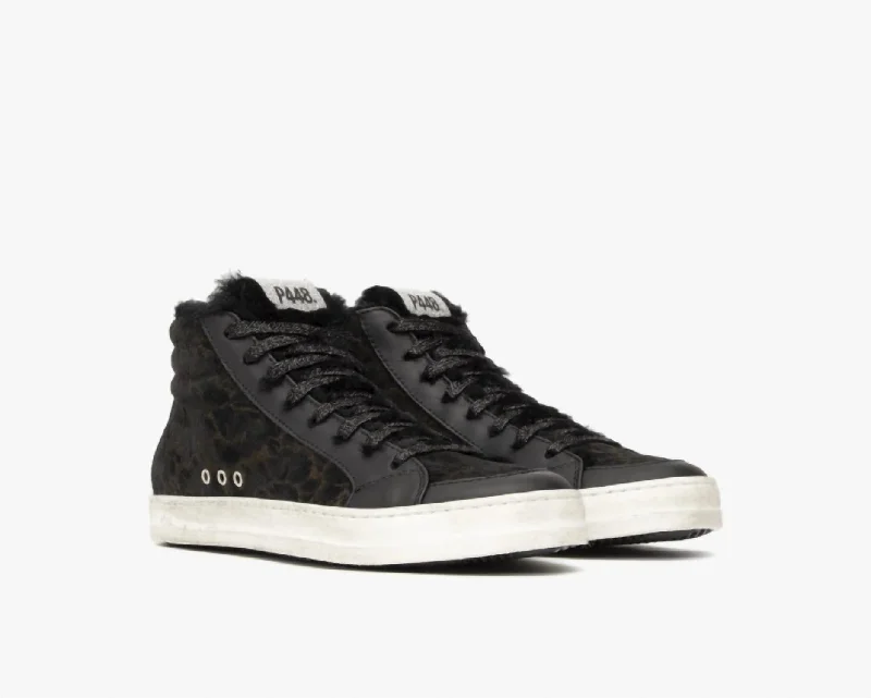 Women's Skate High Top Sneakers In Park Art Deco - Inspired Shoe Look  
