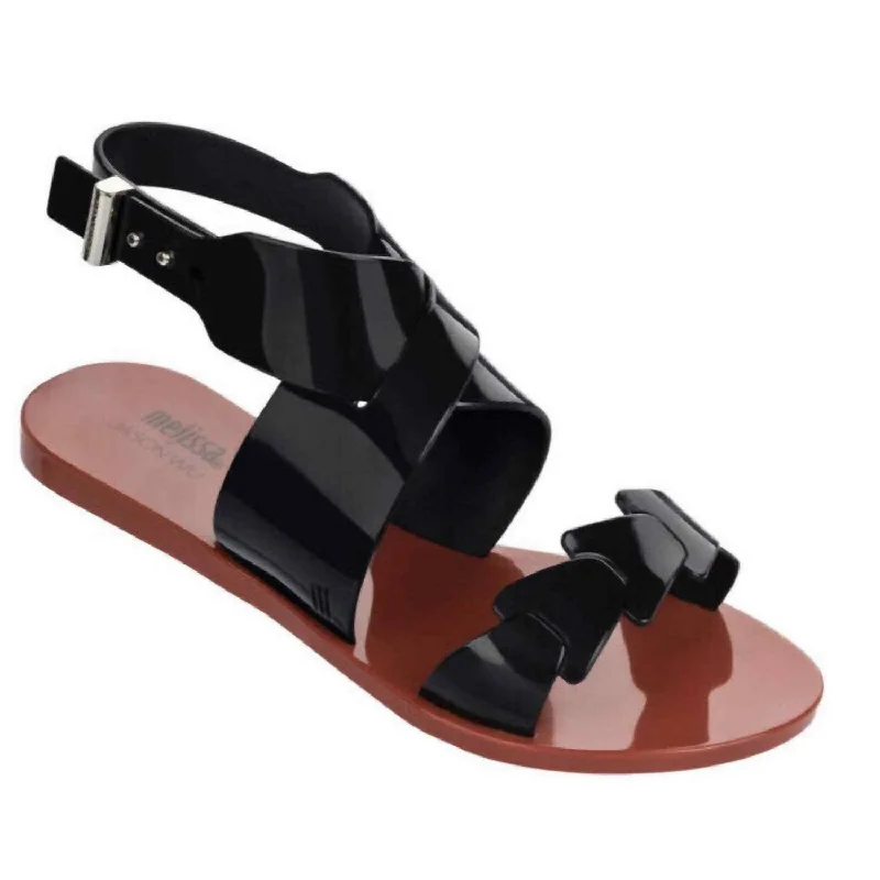 Women's Wonderful Jason Wu Sandal In Black Upcycled Shoe Look  