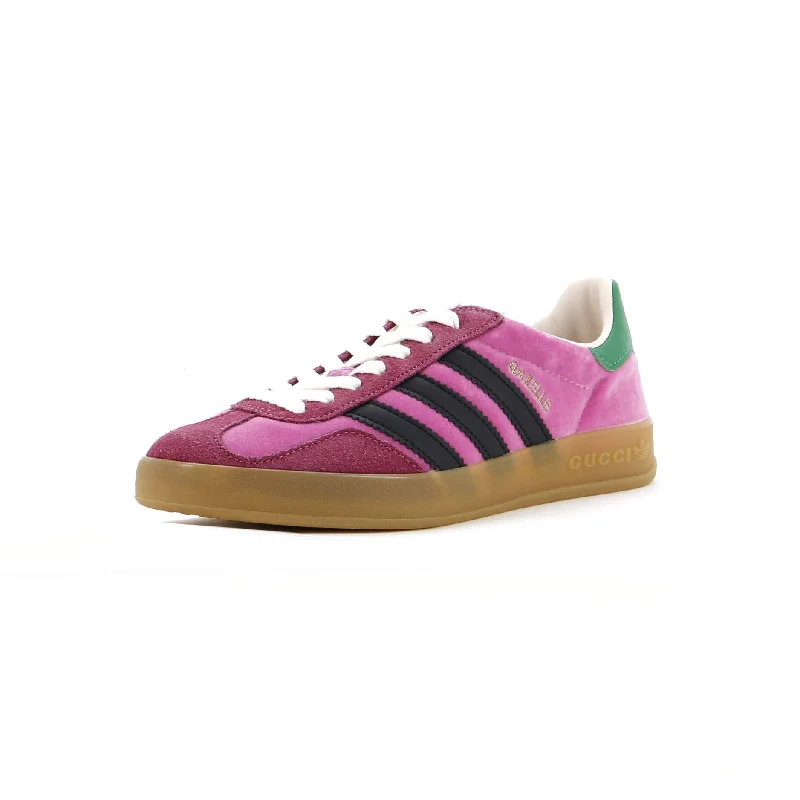 x Adidas Women's Gazelle Sneakers Velvet and Suede Waterproof Hiking Boot Design  