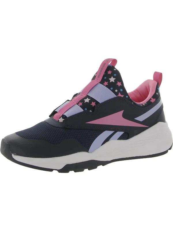 XT Sprinter Slip Girls Mesh Workout Running Shoes Tech - Inspired Sneaker Look  