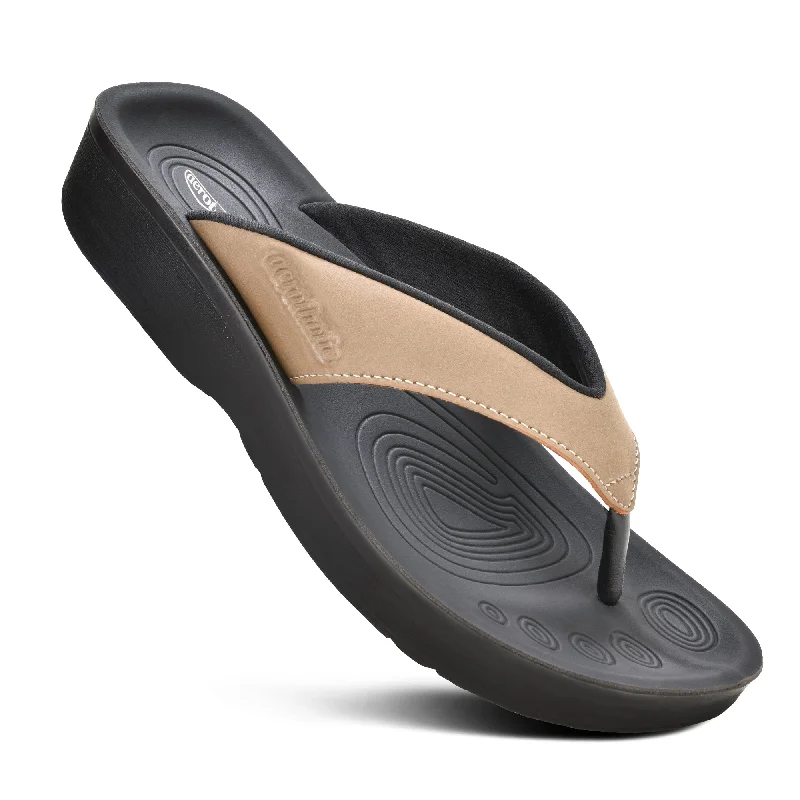 Aerothotic - Cuta Women's Sandal Checkered Shoe Pattern Look  