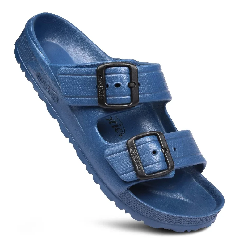 Aerothotic Hudor Comfortable Men’s EVA Slide Sandals Athleisure Derby Style  