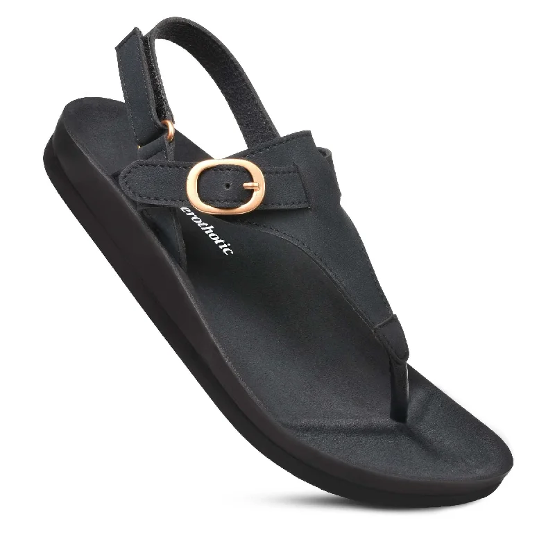 Aerothotic - Ridge Ankle strap Sandals Hemp - Material Shoe Style  