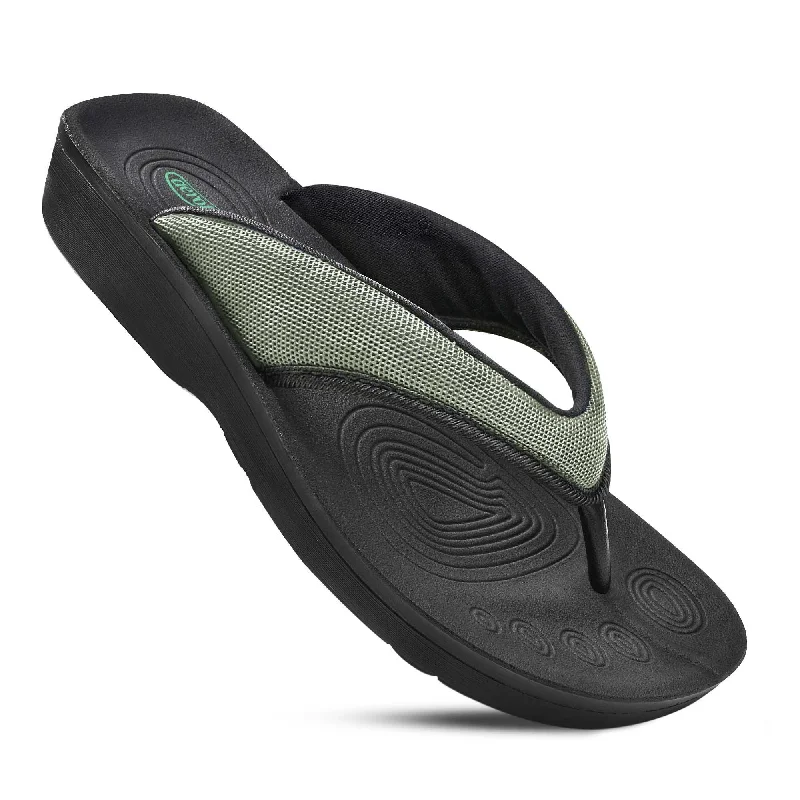 Aerothotic - Women's Strait Orthotic Thong Sandals Smart - Shoe Functionality Style  