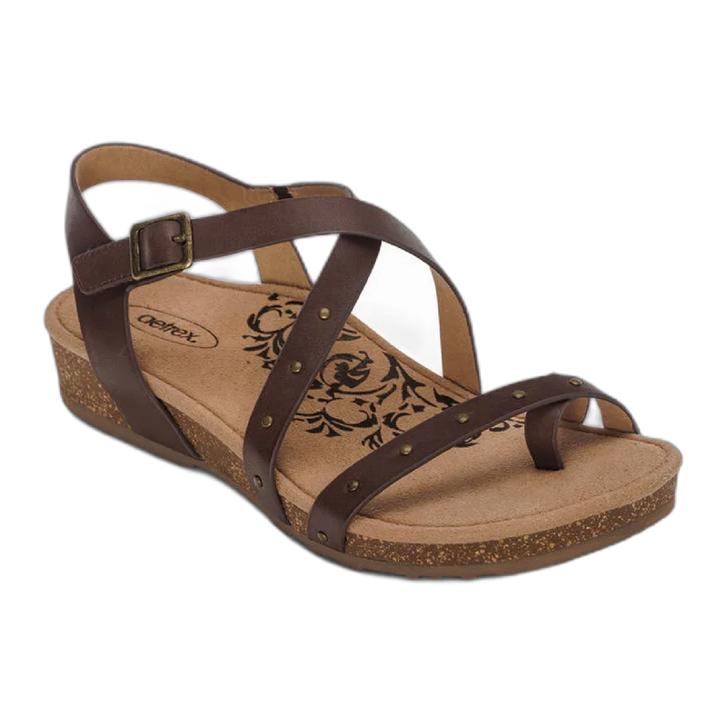 Lauren Quarter Strap Sandal Retro Basketball Sneaker Design  