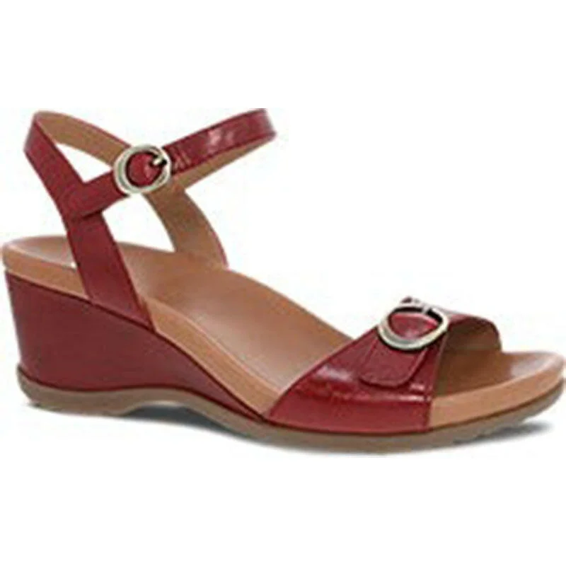 Dansko Arielle - Red Striped Shoe Style  