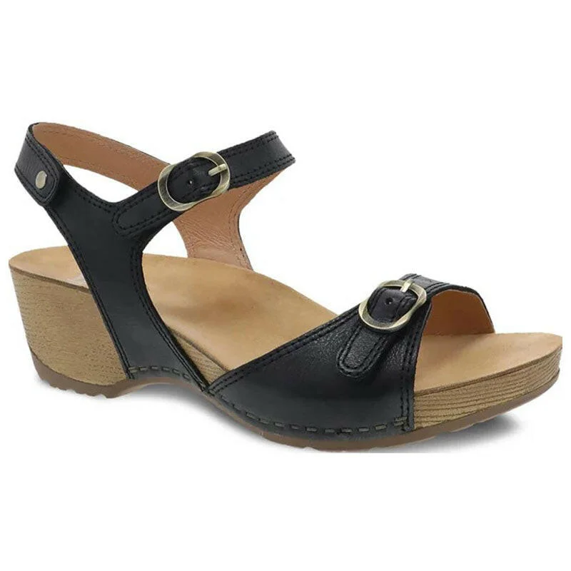 Dansko Tricia - Black Ivy League - Inspired Derby Look 