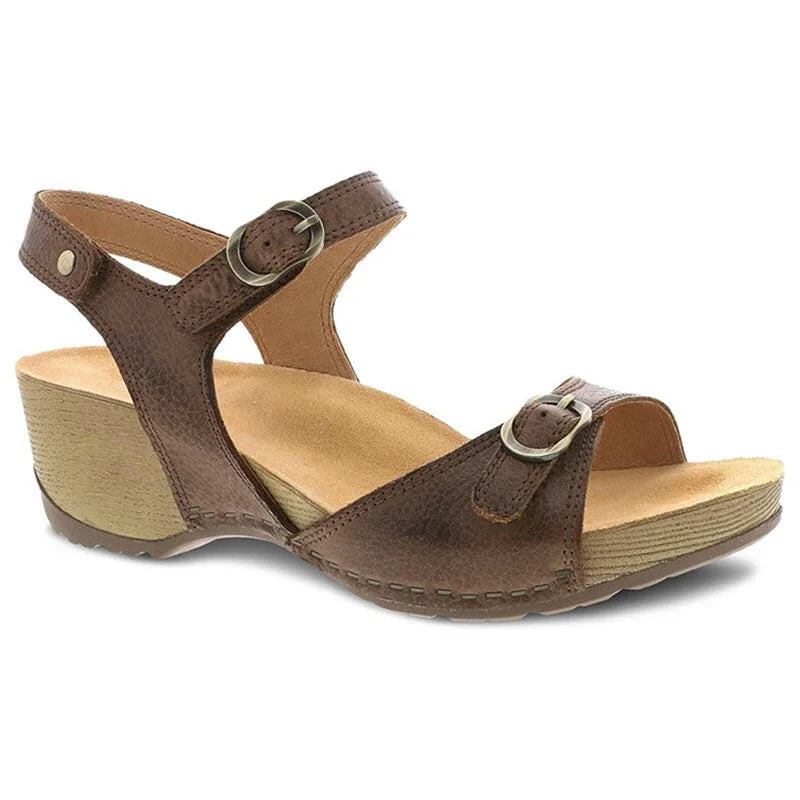 Dansko Tricia - Brown Mod Oxford Design  