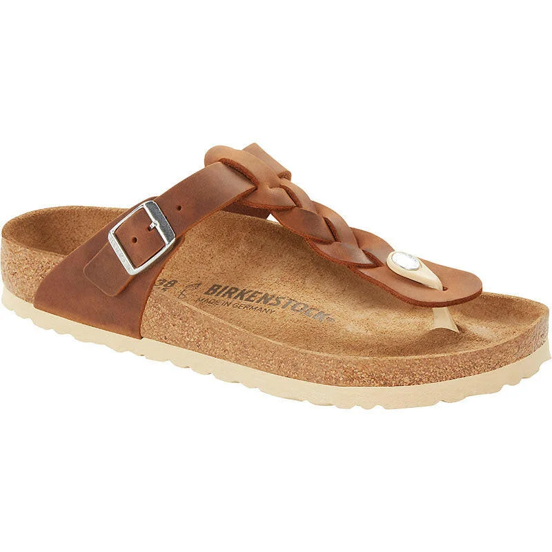Birkenstock Gizeh Braid - Cognac Art Deco - Inspired Shoe Look  