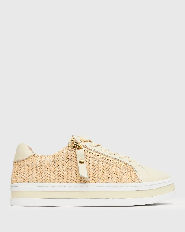 IMMY Raffia Platform Sneakers