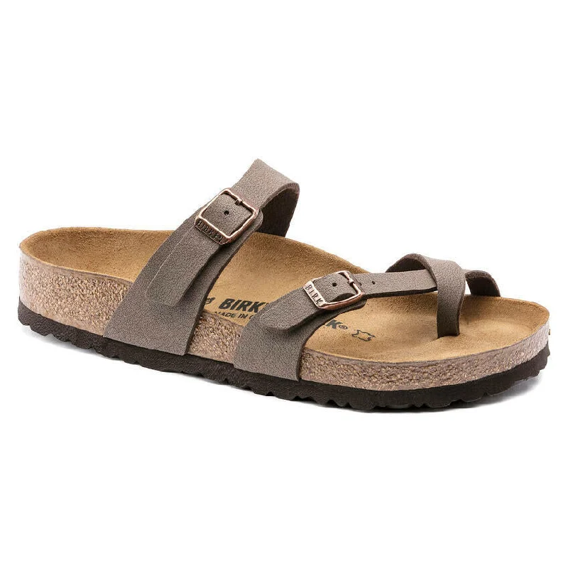 Birkenstock Mayari - Mocha Quilted Shoe Design  