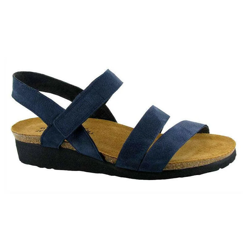Naot Kayla Wide Women's - Navy Upcycled Shoe Look  