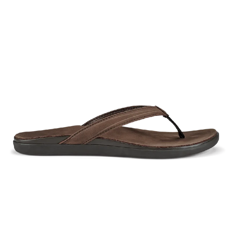Olukai Aukai Sandal-Dk Java/Dk Java Athleisure Derby Style  
