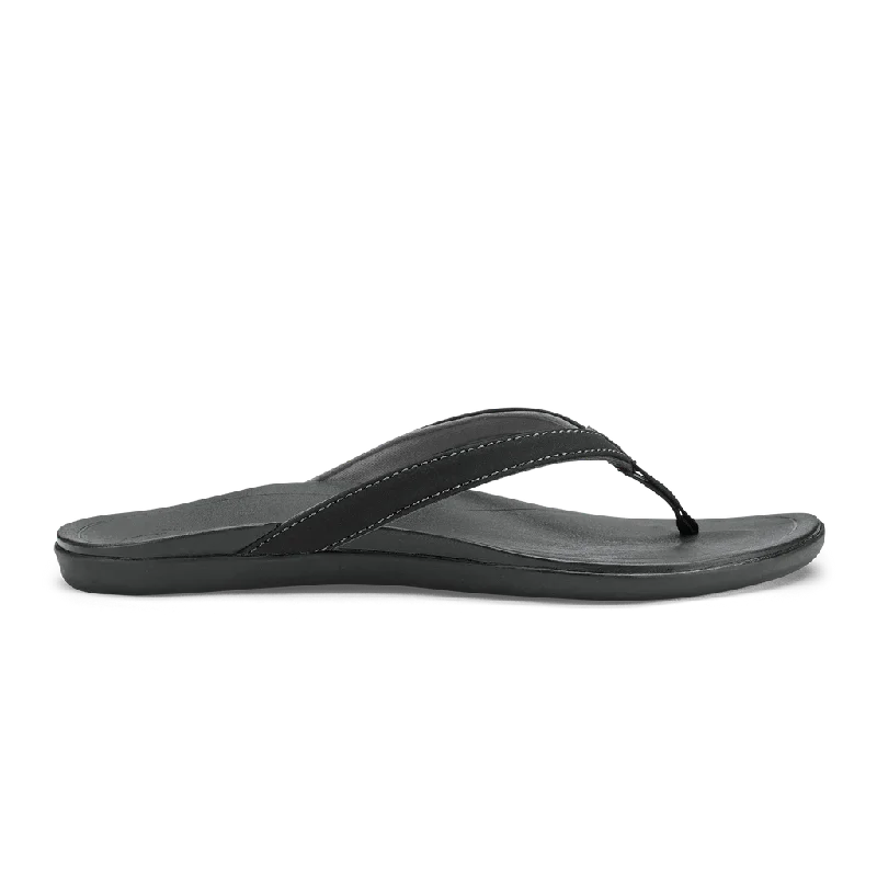 Olukai Ho'opio Sandal-Onyx/Onyx Smart - Shoe Functionality Style  