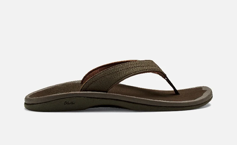 Olukai Ohana Sandal-Dk Java/Dk Java Inflatable Shoe Look 