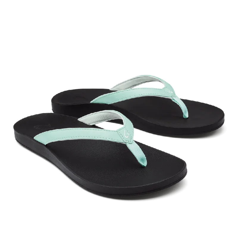 Olukai Puawe Sandal-Sea Glass/Black British Gentleman Oxford Style  