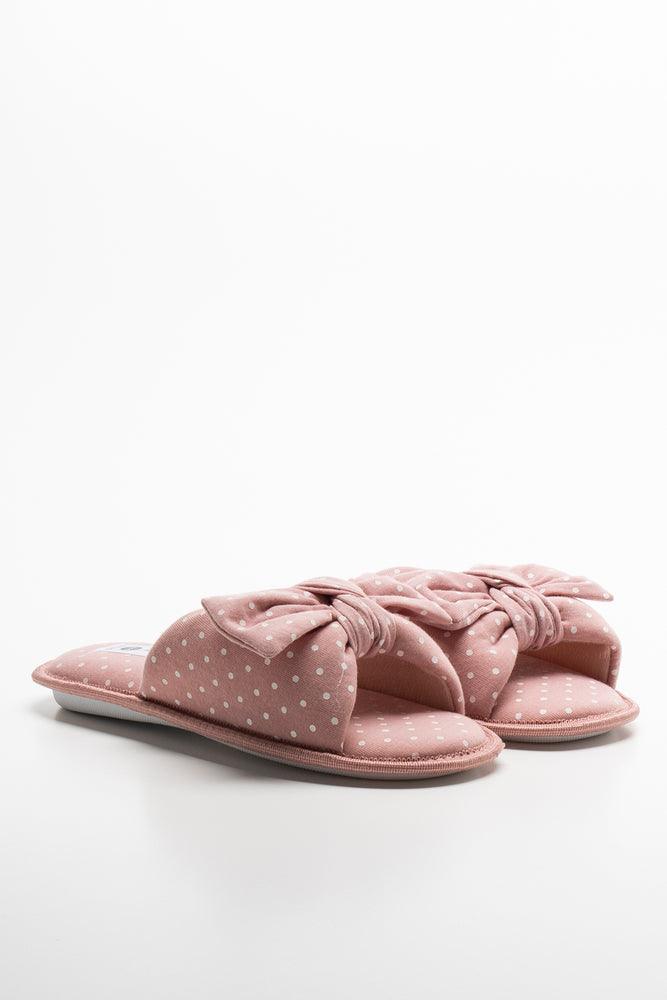 Polka Dot Slipper Pink