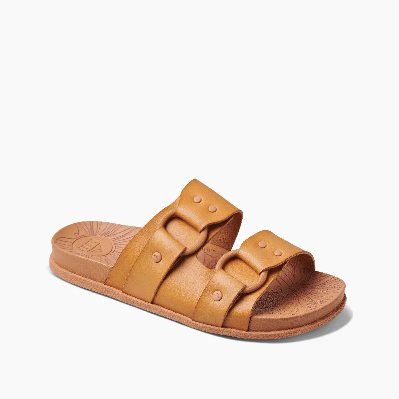 Reef Cushion Vera Cruz Sandal-Natural Wingtip Oxford Design 