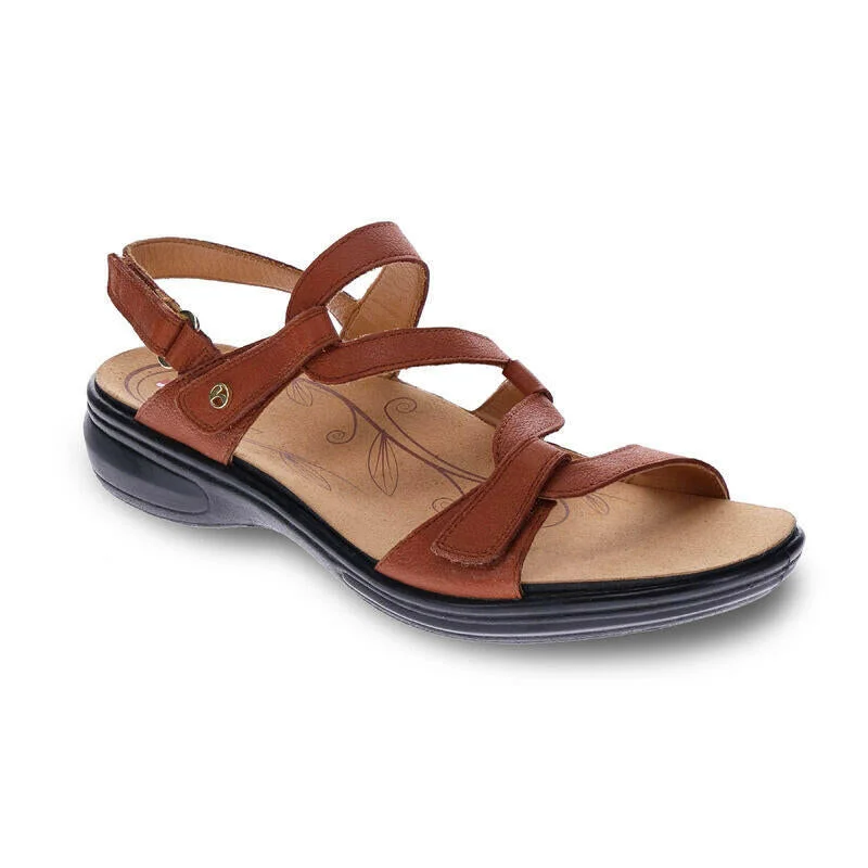 Revere Emerald Women's - Cognac Patchwork Shoe Aesthetic  