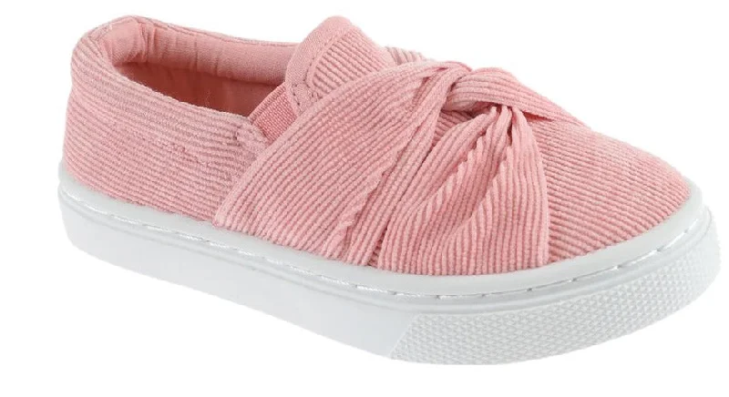 Toddler Girls Corduroy Slip On Sneakers