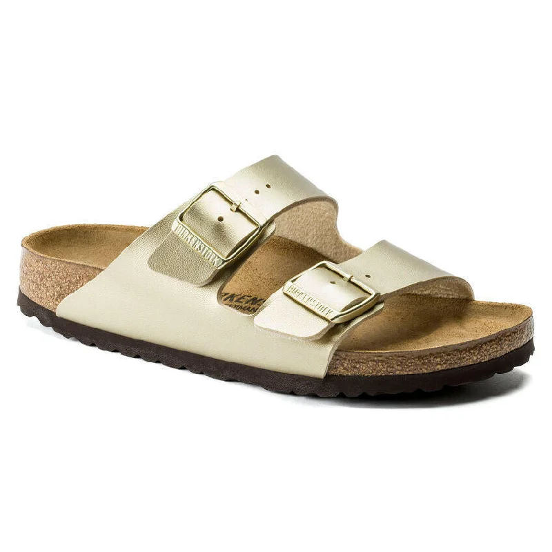 Birkenstock Arizona - Gold Casual Loafer Style          