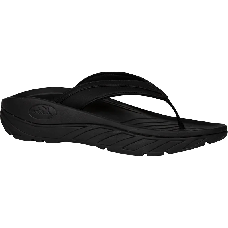 Xelero Tru Sandal Women's - Black Retro Basketball Sneaker Design  